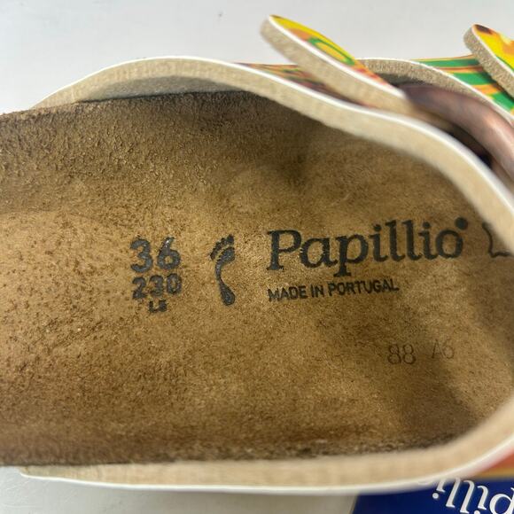 Papillio by Birkenstock Florida Sandal African Wax Gold 1006230 Unisex L5/M3 NWB - Picture 9 of 10